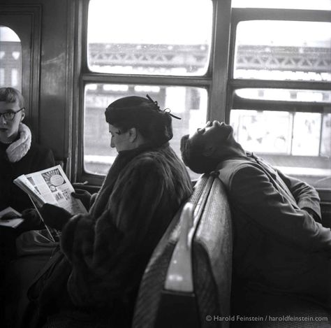 Street Photography - Harold Feinstein Photographer Rolleiflex Camera, Edward Steichen, New York School, Travel Destinations Bucket Lists, Subway Train, Train Photography, Night Pictures, U Bahn, Nyc Subway