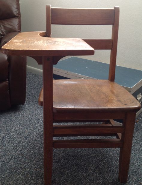 Wooden School Desk, Old School Desks, Old Classroom, School Desk, School Desks, Antique Desk, School Furniture, Old School, Virginia