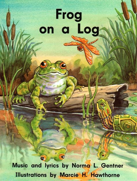 Frog On A Log, Early Reading, Rhyming Words, Speech Pathology, Easy Learning, Early Readers, Primary Classroom, A Frog, A Log