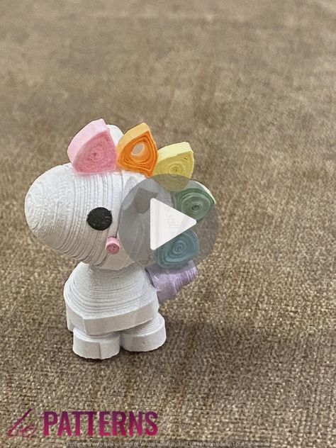 crafting ideas 3d Quilled Animals, 3d Paper Quilling Ideas, Quiling Paper Ideas, Paper Quilling Dolls, Quilling 3d Miniatures, 3d Quilling Ideas, Quiling Paper Art, Quilling Dolls, Diy Quilling Crafts