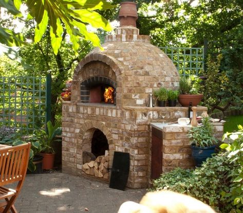 Garten Backofen selber machen Indoor Pizza Oven, Brick Pizza Oven Outdoor, Brick Oven Outdoor, Oven Diy, Oven Outdoor, Wood Burning Pizza Oven, Diy Pizza Oven, Brick Pizza Oven, Wood Oven