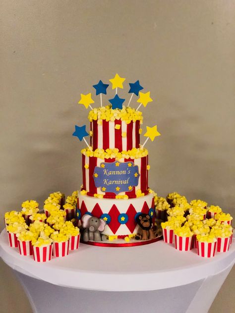 Carnival Cake Simple Carnival Cake, Carnival Cake, Carnival Cakes, Custom Cakes, Carnival, Birthday Cake, Birthday Party, Cake, Disney