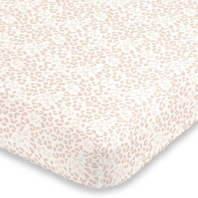 Your little one will sleep soundly on this crib sheet's cozy surface neutral cheetah design. Features all-over cheetah print in soft colors making this microfiber fitted crib sheet perfect for almost any baby girl's nursery! The elastic all the way around for a perfectly snug fit on any standard mini crib mattress. | Gemma Violet Fitted Crib Sheet Polyester in Pink/White, Size 38.0 H x 24.0 W x 5.0 D in | Wayfair Cheetah Design, Mini Crib Sheets, Toddler Mattress, Mini Crib, Soft Bedding, Pink Bedding, Fitted Crib Sheet, Crib Mattress, Crib Sheets