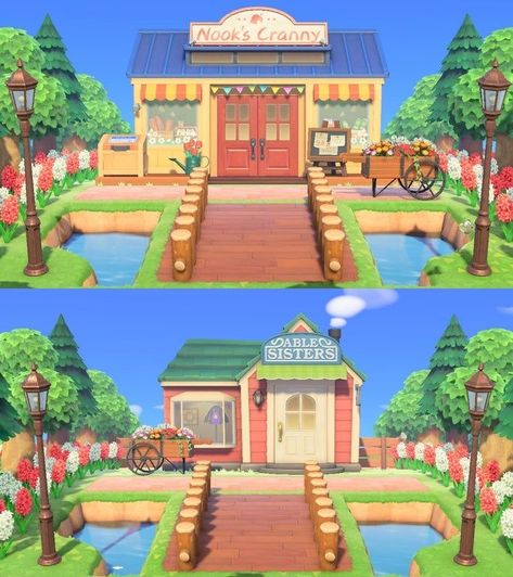 Nook’s Cranny Ideas, Acnh Nook Cranny And Able Sisters Ideas, Nook's Cranny Ideas Acnh, Animal Crossing Store Front Ideas, Acnh Nooks Cranny And Able Sisters Ideas, Animal Crossing Nooks Cranny Design, Nooks Cranny Design Acnh, Acnh Nooks Cranny Design Ideas, Nooks Cranny Ideas Acnh