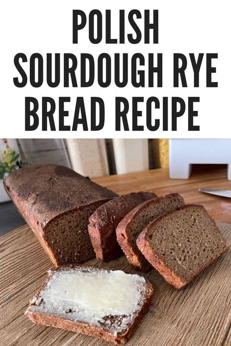 Polish Sourdough Rye Bread Recipe [Chleb Żytni Na Zakwasie] - Polish Foodies Polish Rye Bread, Sourdough Starter Rye Bread, Polish Rye Bread Recipe, Russian Rye Bread Recipe, German Rye Bread Recipe, Danish Sourdough Rye Bread, Bread Recipes Rye, Easy Sourdough Rye Bread Recipe, Sourdough Rye Bread Recipe