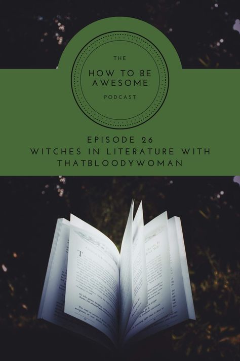 This week we're talking about Witches in Literature on The How to Be Awesome Podcast with special guest Rebecca of the bookstagram @thatbloodywomanreads. Who are your favorite literary witches? How have witches been portrayed throughout literary history? Listen to hear our thoughts. #podcast #spirituality #witchcraft #books Macbeth William Shakespeare, Dune Series, Teen Witch, Blood And Bone, Frank Herbert, The Wonderful Wizard Of Oz, Terry Pratchett, Roald Dahl, Special Guest