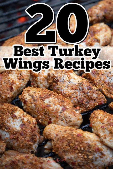 turkey wings Turkey Wing Recipes, Crockpot Turkey Wings, Slow Cooker Turkey Wings, Crispy Baked Turkey Wings, Wings Recipe Crockpot, Fried Turkey Wings Recipe, Turkey Ribs, Wings Slow Cooker, Recipes For Turkey