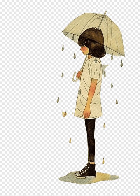 Girl Holding Umbrella, Girl Holding Balloons, Holding Umbrella, Umbrella Illustration, Father And Girl, Fashion Girl Design, Window Illustration, Graffiti Girl, Couple Sketch