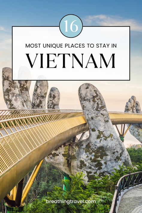 Planning a trip to Vietnam and wondering where to go? Here are the most unique places to visit in Vietnam, from natural wonders to cultural and historic. Vietnam Must See Places, Traveling To Vietnam, Best Places To Visit In Vietnam, Vietnam Bucket List, Things To Do In Vietnam, Vietnam Holiday, Asia Travel Outfit, Trip To Vietnam, Vietnam Trip