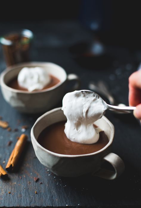 Vegan Champurrado {Mexican Hot Chocolate Atole} Mexican Hot Chocolate Recipe, Dairy Free Hot Chocolate, Bojon Gourmet, Vegan Hot Chocolate, White Hot Chocolate, Vegan Drinks, Mexican Hot Chocolate, Vegan Mexican, Gourmet Vegan