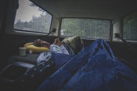 grafika rain, boy, and travel Old Truck Aesthetic, Truck Aesthetic, Rebellious Aesthetic, High School Math Teacher, Yosemite Camping, Camping In The Rain, Volkswagen Eos, Ocean At Night, Old Truck