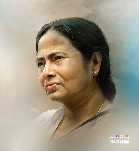 Paintings By KamalPriyan Arts 9842748138 Mamata Banerjee Images, Raphael Drawings, Mamta Banerjee, Smudge Painting, Memories Art, Sky Textures, Childhood Memories Art, Abstract Pencil Drawings, Colored Pencil Portrait