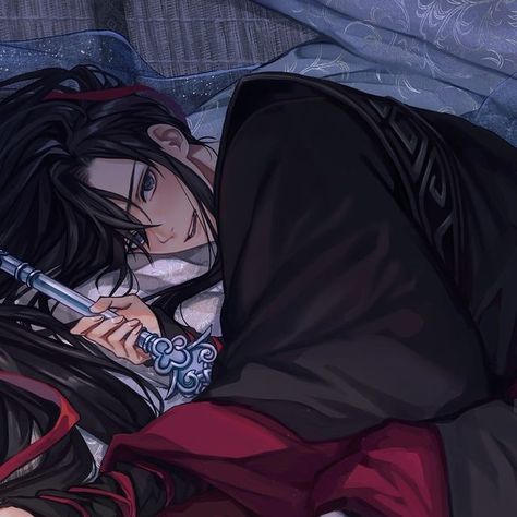 cheese on Instagram: "Bichen I love them. I mean Bichen x Wei Wuxian is canon but I mean Lan Wangji x Wei Wuxian and the rest of the characters. #mdzs #modaozushi #weiwuxian" Wei Wuxian Hair Down, A Yuan And Wei Wuxian, Wei Wuxian X Lan Wangji Fanart, Wei Wuxian Bichen, Mdzs Widget, Lan Wangji Pfp, Chibi Wei Wuxian, Female Wei Wuxian, Wei Wuxian Manhua