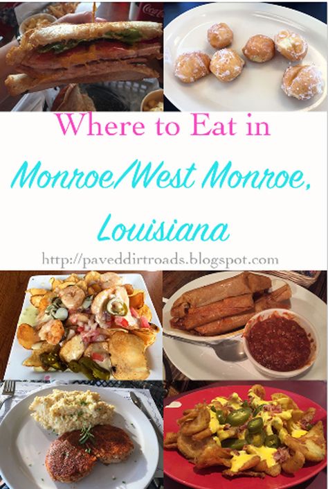 West Monroe Louisiana, Food Suggestions, Vicksburg Mississippi, Monroe Louisiana, 3 Musketeers, List Of Foods, Breakfast Places, Dirt Roads, Duck Commander