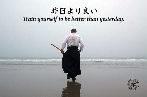 When talking about personal development, Furuya Sensei used to say, “I do __ as part of my training.” Or when Sensei would admonish us, he’d say, “You should do this as part of your own training.” As a martial artist, we are supposed to be constantly doing things to develop ourselves and push our boundaries. The best students know that training doesn’t begin or end at the edge of the mat - they know that training is an all the time thing. Click the link to read the rest... Martial Arts Inspiration, Home Dojo, Aikido Quotes, Strategy Quotes, Strive To Be Better, Wooden Pathway, James Gordon, Martial Arts Quotes, Viking Quotes