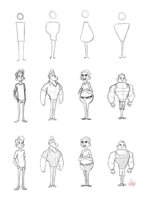 Inspiration Shape Sketching, Drawing Learning, رسم كاريكاتير, Expression Sheet, Sketches Drawing, Character Design Sketches, 캐릭터 드로잉, Character Sketches, 인물 드로잉