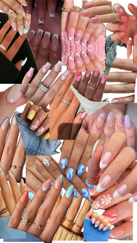 I made this Nails Collage, Nail Collage, Nail Inspo, You Nailed It, Gel Nails, Collage, Nails