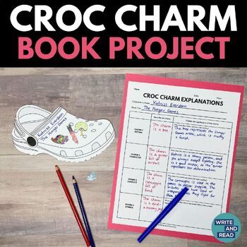 Do you need an engaging book project for independent reading accountability? This croc charm book project is an activity your students will love. Students will create croc charms for a novel by focusing on characters, conflict, symbols, and setting. This croc charm book project can be done on the printable PDF or online in Google Slides. It can be used with any piece of fiction, a rubric is included, and there's no prep work for you. Just print and go or assign online.This independent reading cr Book Projects Elementary, Independent Reading Accountability, Reading Accountability, Classroom Wishlist, Third Grade Writing, Teachers Toolbox, Reading Projects, 6th Grade Reading, Book Reports