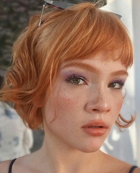 @jadebaraldo #ginger #shorthair #sexy #freckles #gingerbeauty #redhairstyle #kissedbyfire #swag #ruivice #instagood #weloveredhair… New Short Hairstyles, Hair Pixie, Pixie Haircuts, Short Hairstyles, Red Hair, Ginger, A Woman, Hairstyles, Hair