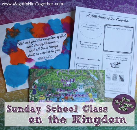 Children's lesson/activity/craft on the coming Kingdom of God Gods Kingdom Craft, Kingdom Of God Craft, Memory Verses For Kids, Gods Kingdom, Kids Church Activities, Kid Craft Ideas, Activity Workbook, Vbs 2024, Sunday School Activities