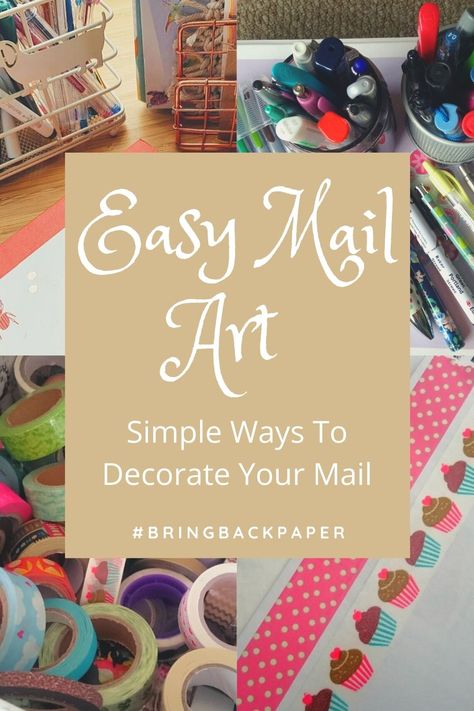 Easy To Mail Gift Ideas, Decorative Envelopes Ideas Creative, Flat Things To Send In The Mail, Happy Mail Ideas Diy, Decorated Envelopes Snail Mail, Card Envelope Decorating Ideas, Envelope Art Simple, Decorate Envelope Ideas, Decorate An Envelope