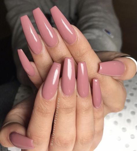 Ballerina Nails Designs, Flame Nail Art, Dark Pink Nails, Brown Acrylic Nails, Mauve Nails, Acrylic Nail Set, Matte Nails Design, Work Nails, Cute Acrylic Nail Designs