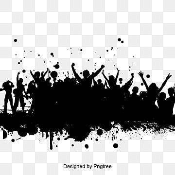 Banner Material Png Hd, Crowd Silhouette, Disco Design, Dancing Silhouette, Dance Background, Man Clipart, Photoshop Backgrounds Backdrops, Draw Hands, Photoshop Backgrounds Free