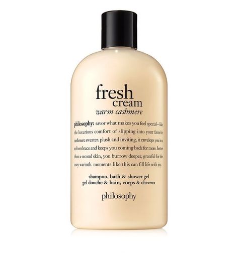 @lovephilosophy Fresh Cream Warm Cashmere, Philosophy Fresh Cream, Raspberry Sorbet, Spa Day At Home, Fresh Cream, Bath Shower, Bubble Bath, Ulta Beauty, Smell Good