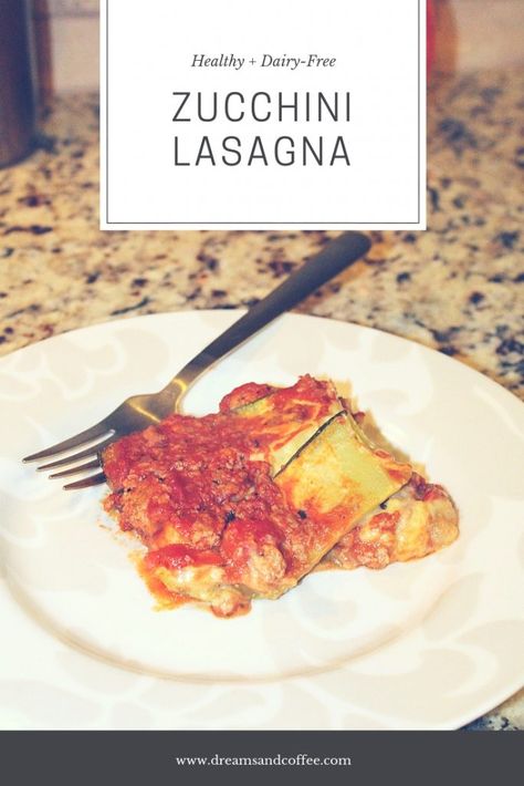 A Healthy Dairy-Free Take on Zucchini Lasagna #lasagna #zucchinilasagna #healthydinnerideas Dairy Free Zucchini Lasagna, Healthy Zucchini Lasagna, Zucchini Lasagna Recipe, Paleo Entrees, Nutritious Eating, Superbowl Recipes, Zucchini Lasagna, Millennial Mom, Paleo Whole 30