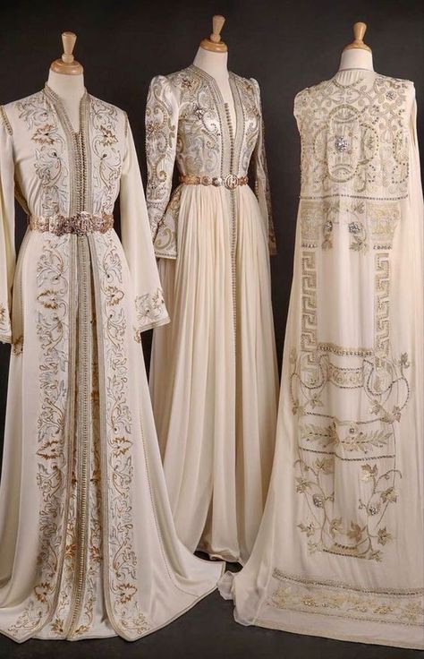 Baju Kahwin, Fesyen Islam, Arabian Dress, Moroccan Fashion, Moroccan Dress, Muslim Fashion Dress, Fantasy Dress, Abayas Fashion, Fancy Dresses