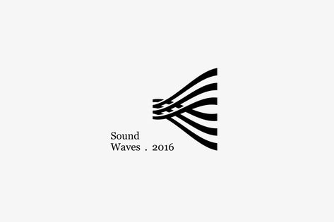 Logos-2016-Noeeko-785-46 Sound Logo, Pretty Logo, Web Design Mobile, Energy Logo, Inspiration Logo Design, 50% Logo, Initial Logo, Waves Logo, Modern Minimalist Logo