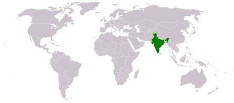 Here is where India is located on a map. Blank World Map, The Metric System, Metric System, British Empire, المملكة العربية السعودية, Visual Learners, Countries Of The World, World History, Peta