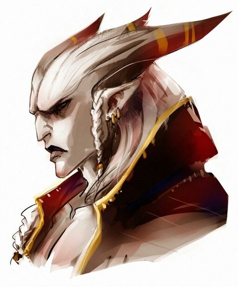 Qunari Dragon Age Qunari, Iron Bull, Dragon Age Rpg, Dragon Age Inquisition, Alien Concept Art, Fantasy Races, Dungeons And Dragons Characters, My Oc, Fantasy Inspiration