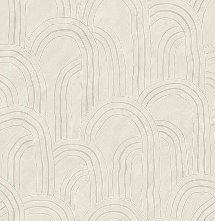 Sarah + Ruby Rippled Arches Wallpaper | Wayfair Pine Wallpaper, Arches Wallpaper, A Street Prints, Stone Pillars, Neutral Wallpaper, Stone Arch, Boho Wallpaper, Cream Wallpaper, Lines Wallpaper