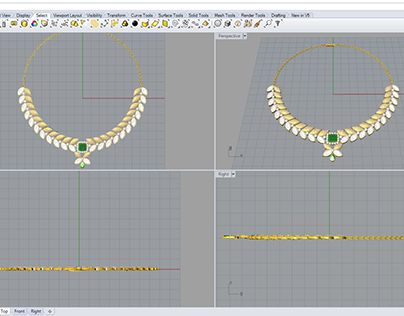 Modeling Jewelry, Gold And Diamond Necklace, Rhino 3d, Diamond Necklace Designs, Necklace Design, 3d Modeling, Necklace Designs, Product Design, Diamond Necklace