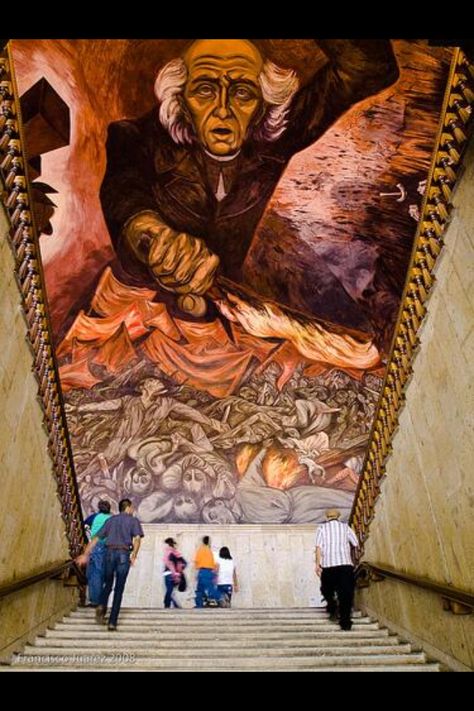 Mural de Jose Clemente Orozco Jose Clemente Orozco, Jorge Gonzalez, Social Realism, Latin American Art, Mexico Art, Diego Rivera, Mexican Artists, Popular Art, Mexican Culture