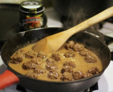 meatballs and gravy over rice better than bouillon Better Than Bouillon Recipes Beef, Better Than Bouillon Recipes, Boullion Recipe, Meatballs Gravy, Rice Meatballs, Bouillon Recipe, Viking Food, Beef Casseroles, Meatballs And Gravy