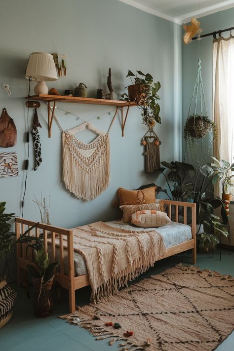 Designing a bohemian eclectic kids room was a fun adventure, blending vibrant colors, unique textures, and whimsical decor to create a space that truly reflects my child's personality. The room is now a playful mix of patterns and styles that make it both cozy and inspiring. If you're thinking about a bohemian eclectic kids room design for your little one, let me share how you can create a magical space they'll adore! 🌈✨ Bohemian Kids Room, Eclectic Kids Room, Boho Kids Room, Unique Textures, Bohemian Eclectic, Fun Adventure, Kids Interior Room, Whimsical Decor, Kids Room Design