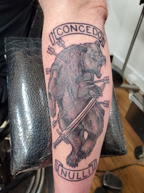 'Concedo Nulli' - No Surrender No Surrender Tattoo, Surrender Tattoo, Skull Tattoo, Tattoos, Quick Saves