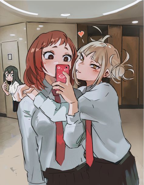 Glenn Y Maggie, Ochako Uraraka, Yuri Anime, Boku No Hero Academia Funny, Buko No Hero Academia, Anime Girlxgirl, My Hero Academia Episodes, Hero Academia Characters, My Hero Academia Manga