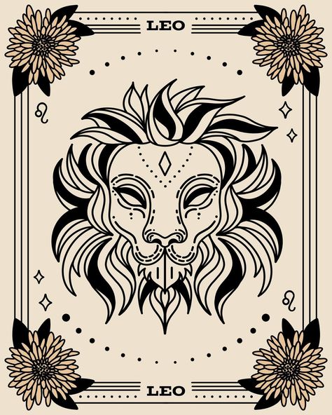 Artistic Envelopes, Gene Keys, Leo Tattoos, Fire Tattoo, Leo Season, Food Illustration Art, Zodiac Art, Witchy Vibes, S Tattoo