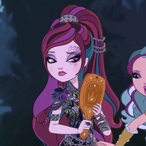 Raven queen Raven Ever After High Icon, Raven Queen Dragon Games, Raven Queen Aesthetic, Raven Queen Ever After High, Queen Icon, Ever After High Rebels, Lizzie Hearts, 2000s Cartoons, Childhood Characters