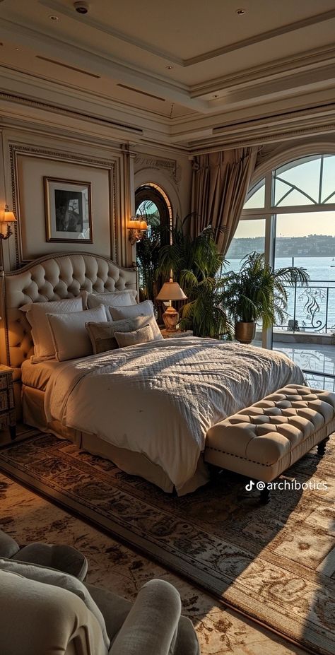 Luxe Bedroom, Classy Bedroom, Dream House Rooms, Dream Room Inspiration, Luxury Homes Dream Houses, Dream House Interior, Dream House Decor, Beautiful Bedrooms, Luxurious Bedrooms