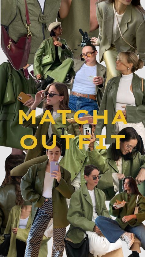 #matcha #outfit #inspiration #aesthetic #colorful Matcha Aesthetic Outfit, Matcha Outfit, Inspiration Aesthetic, Street Style Outfits Men, Lemonade Stand, Matcha Latte, Mood Board Fashion, Outfits Men, Fall 2024