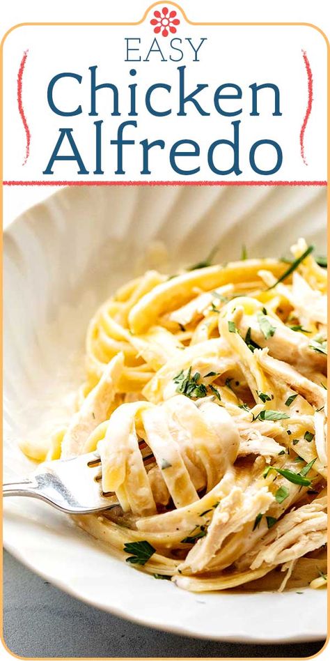 Easy Chicken Alfredo With Rotisserie Chicken, Rotisserie Chicken Alfredo Recipes, Chicken Alfredo Using Rotisserie Chicken, Chicken Alfredo Rotisserie, Leftover Chicken Alfredo Ideas, Alfredo With Rotisserie Chicken, Chicken Alfredo With Rotisserie Chicken, Raos Alfredo Recipes, Rotisserie Chicken Alfredo Pasta