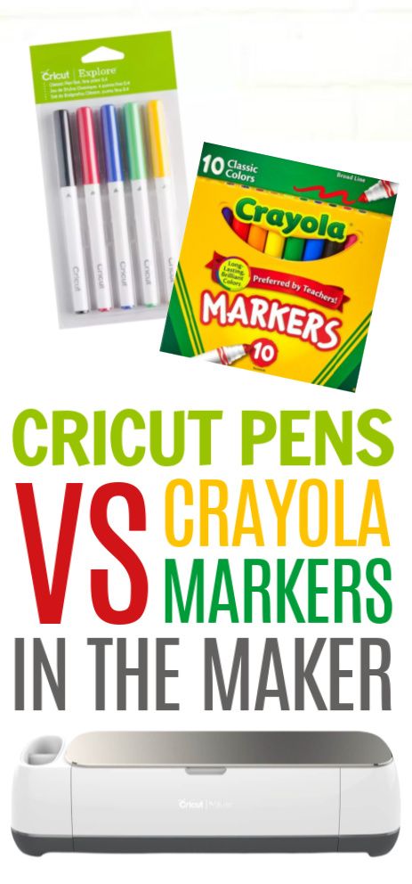 Markers For Cricut, Cricut Pens Hack, Cricut Markers, Crayola Pens, Cricut Pens, Circuit Maker, Iron On Cricut, Pen Projects, Cricut Hacks