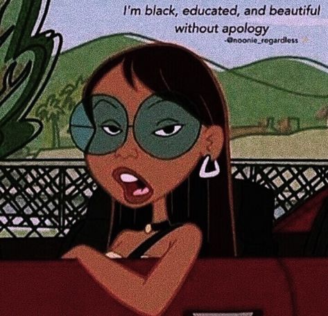 black girl aesthetic, black girl magic Cartoon Girl, A Cartoon, Girl Fashion, Black