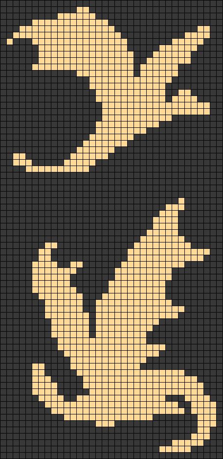 Fourth Wing Crochet Patterns, Acotar Pixel Art, Acotar Alpha Pattern, Fourth Wing Cross Stitch, Small Crochet Alpha Patterns, Beetle Alpha Pattern, Fourth Wing Crochet, Snake Alpha Pattern, Dragon Alpha Pattern