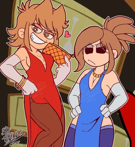 Tori And Tamara, Tori X Tamara, Ellsworld Tamara, Tamara Eddsworld, Tori Ellsworld, Tamara Ellsworld, Childhood Art, Eddsworld Tord, Y2k Art