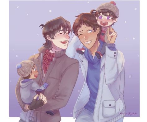 #wattpad #fanfiction Lance wakes up to find a baby Keith in his bed! Keith wakes up to find a baby lance in his bed! pidge is trying to find out what happened and why they found 'them selfs' as babys! But what they discover is very harsh for keith! keith remembers his past and can't help but feel lost! Does lance share... Klance Family, Klance Cute, Ice Angel, Altean Lance, Rainbow Lion, Keith Lance, Klance Fanart, Klance Comics, Voltron Funny